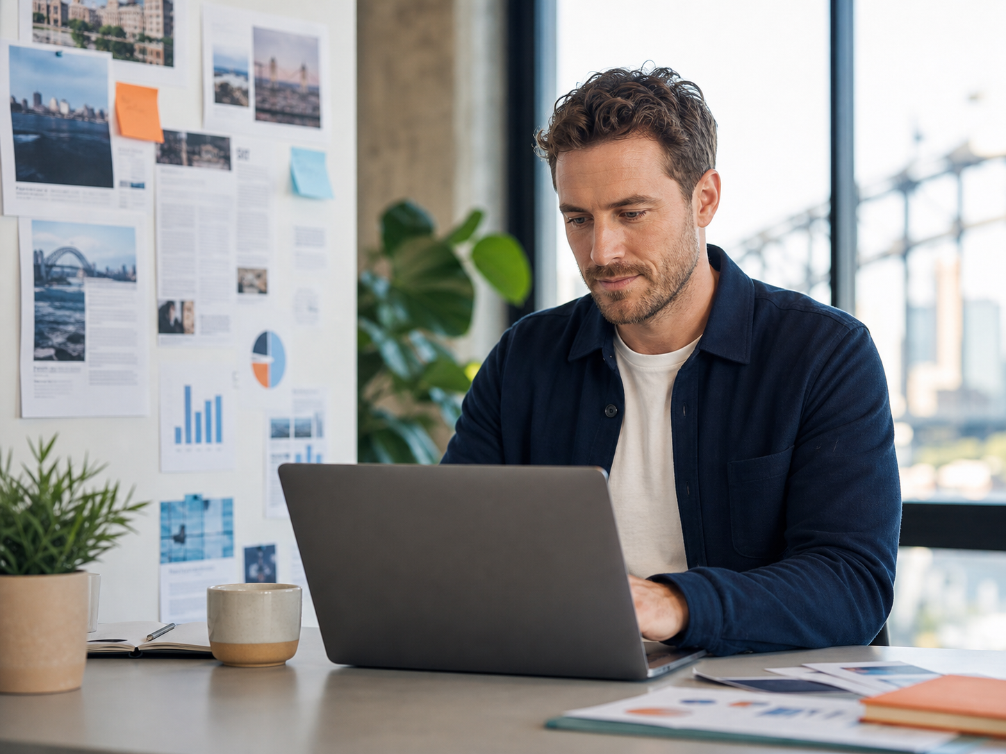 Digital PR strategist planning an editorial media campaign in Sydney